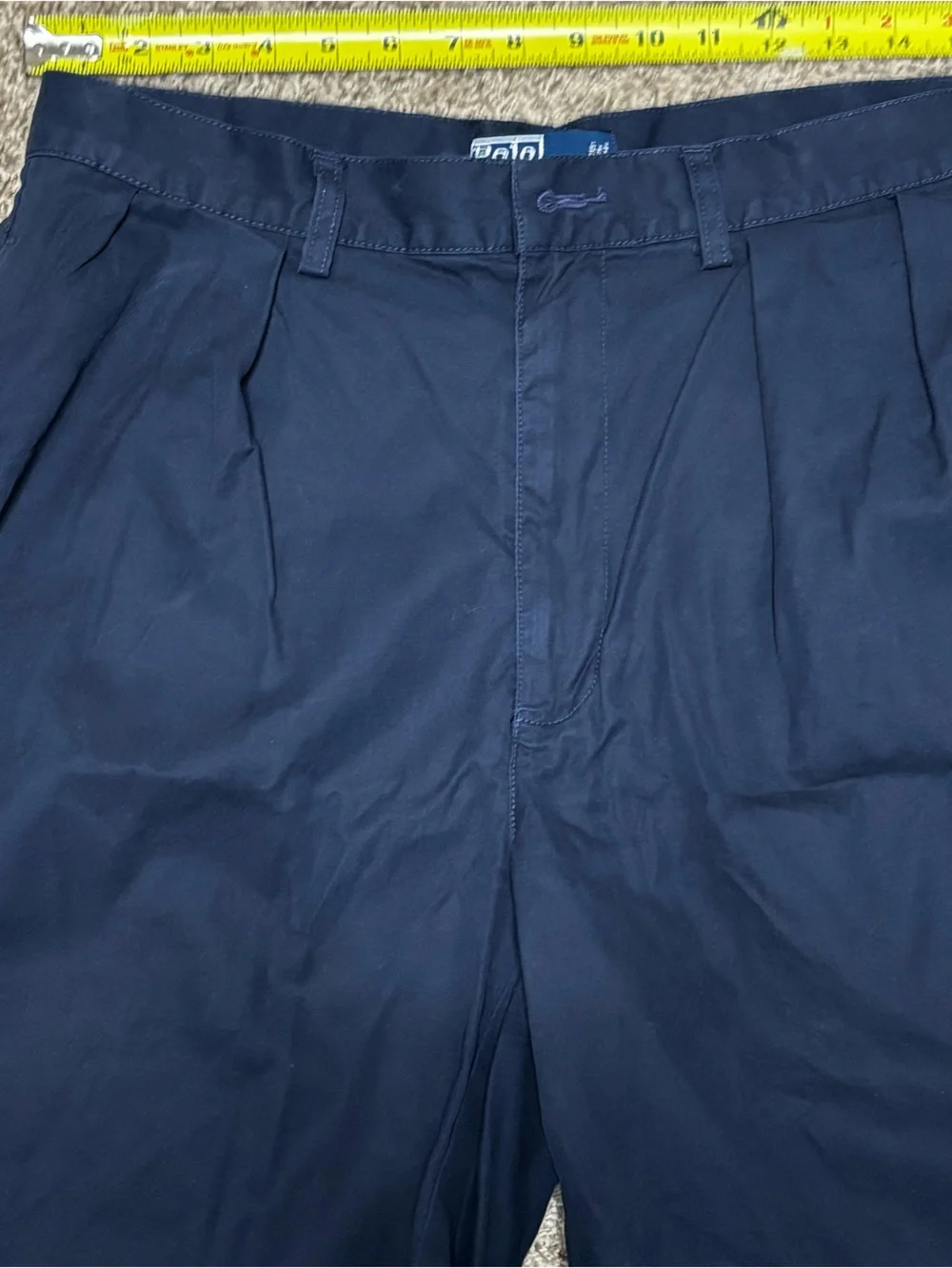 Polo by Ralph Lauren tyler pleated shorts Men's 33 navy EUC casual classic vaca